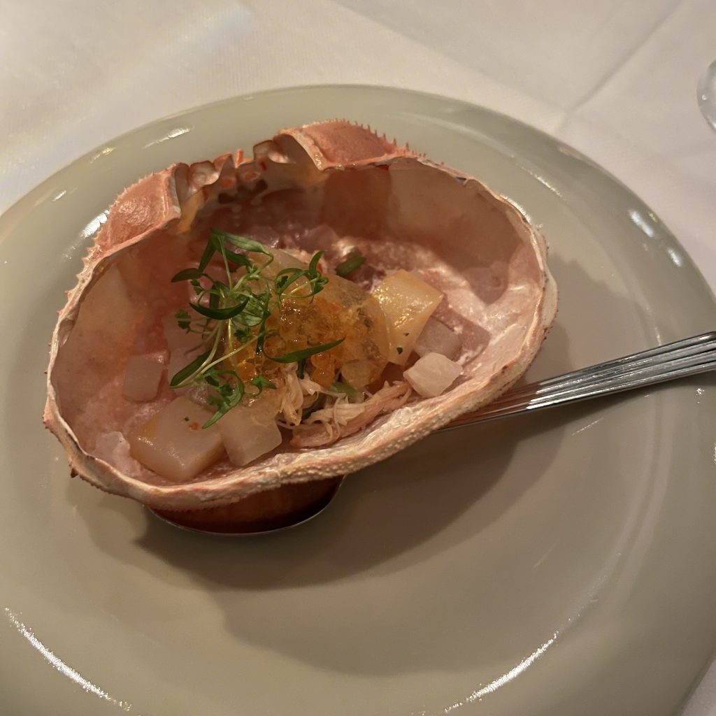 カニとイカのマリネ