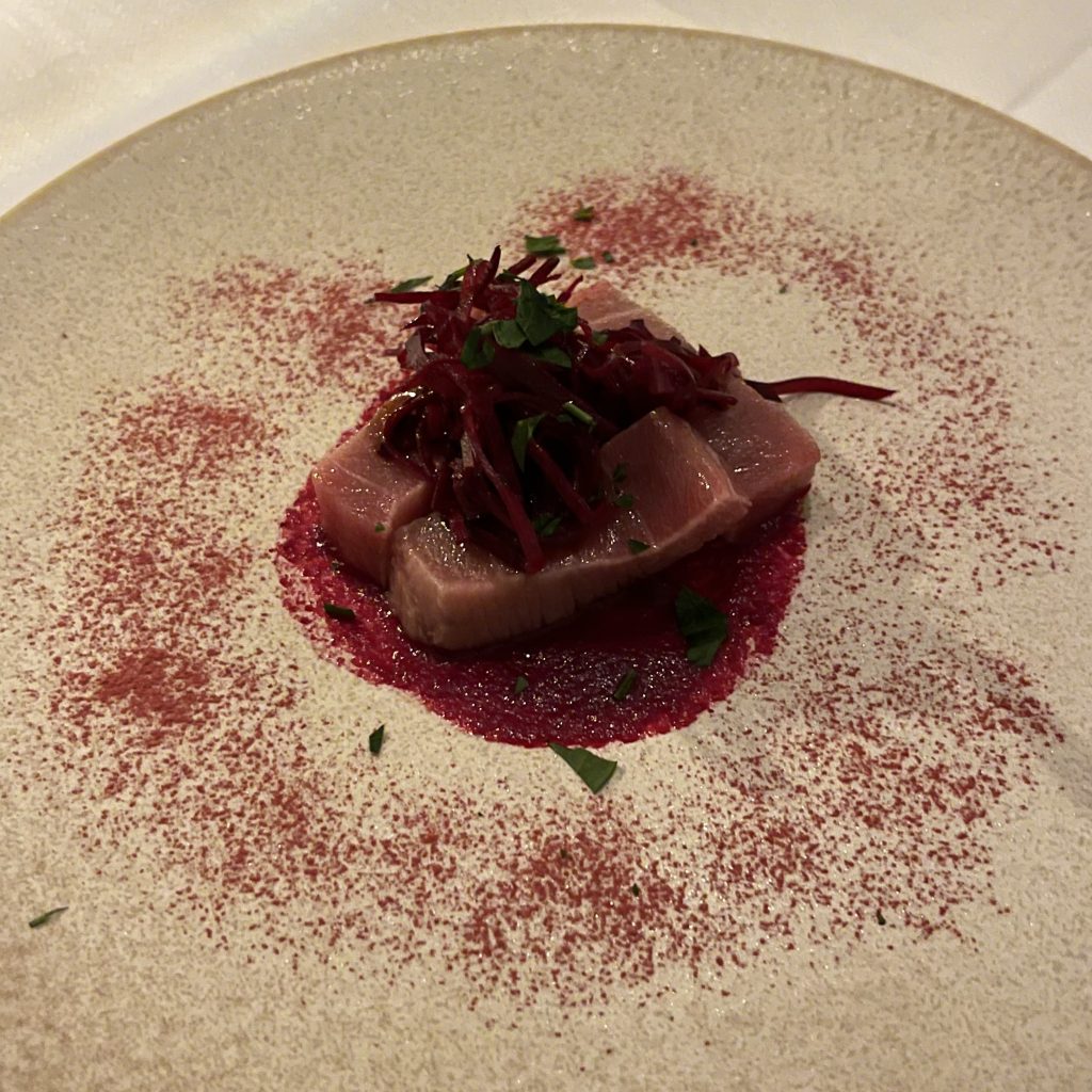 中トロマグロの炙り