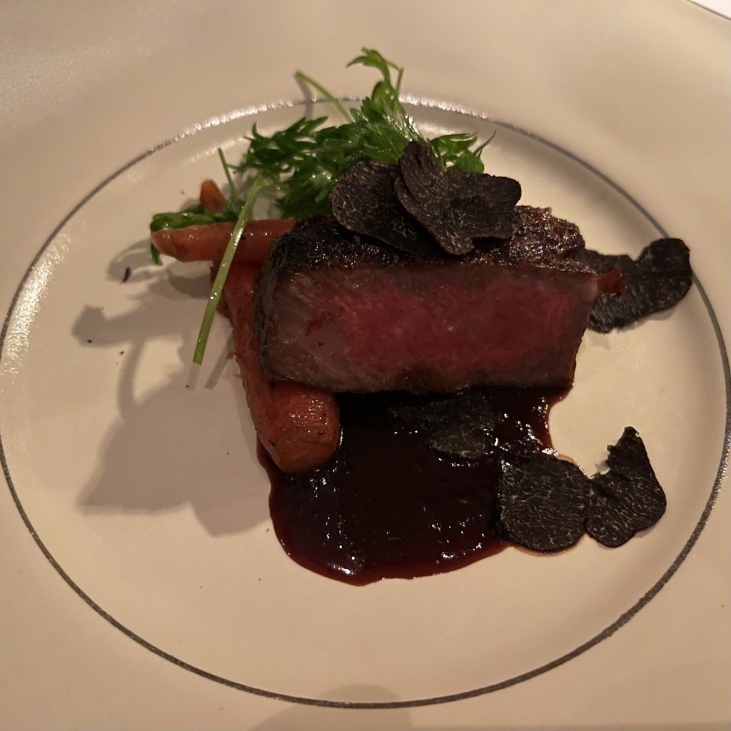 ロースの炭火焼き