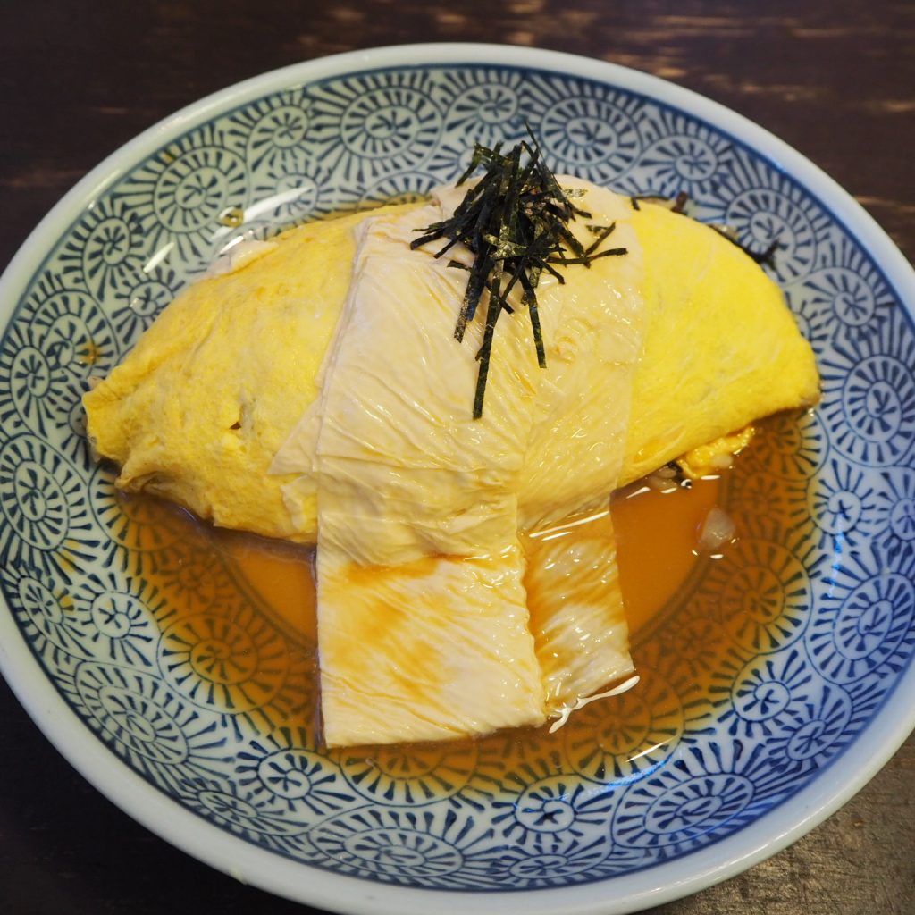 とろ湯葉オムライス